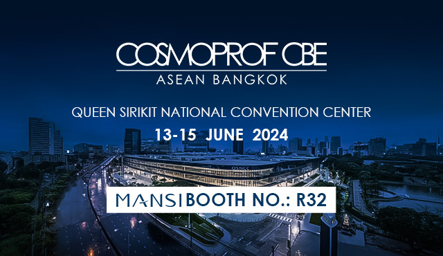 MANSI will meet you at COSMOPROF CBE ASEAN in Thailand
