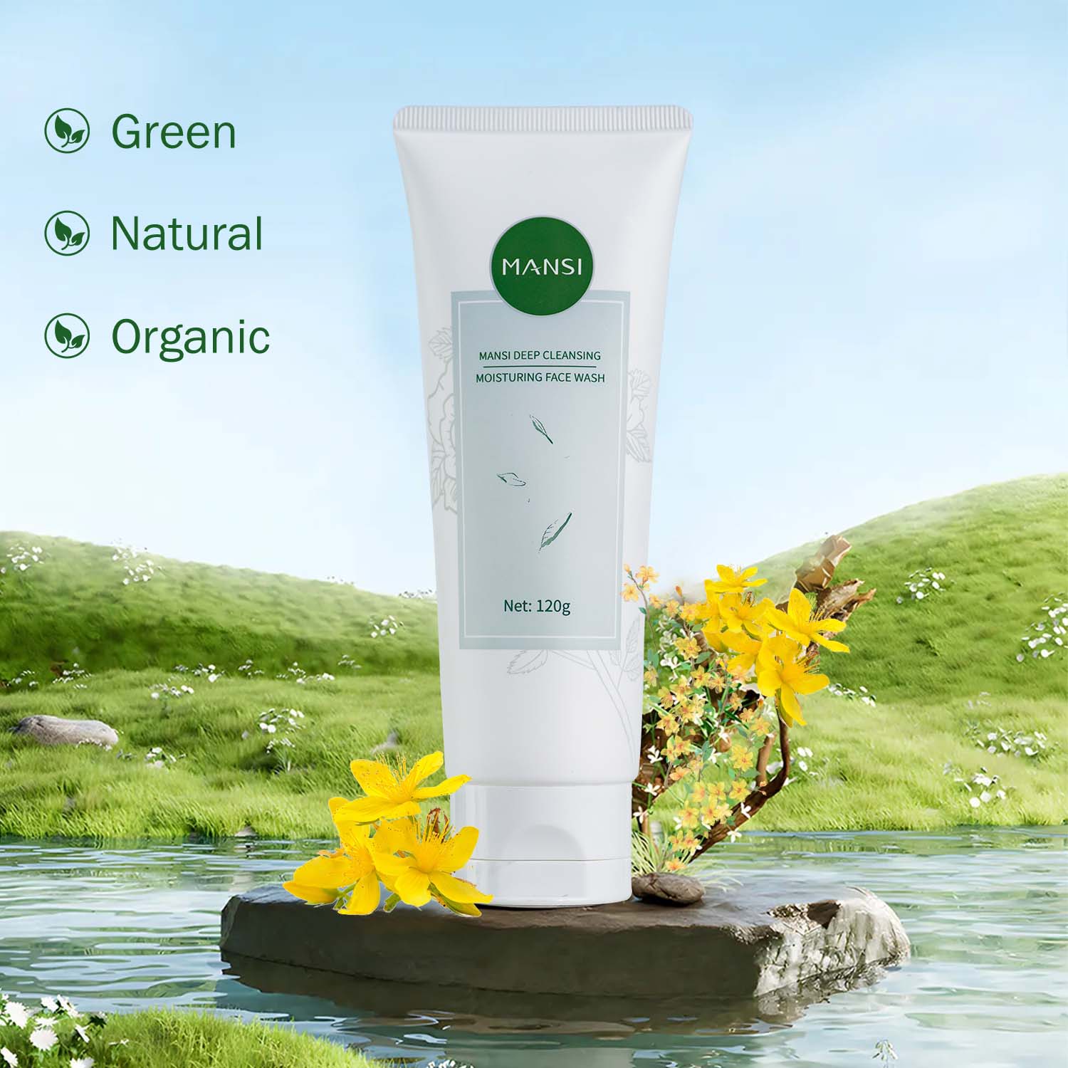 MANSI Deep Cleansing Moisturing Face Wash - Natural choice