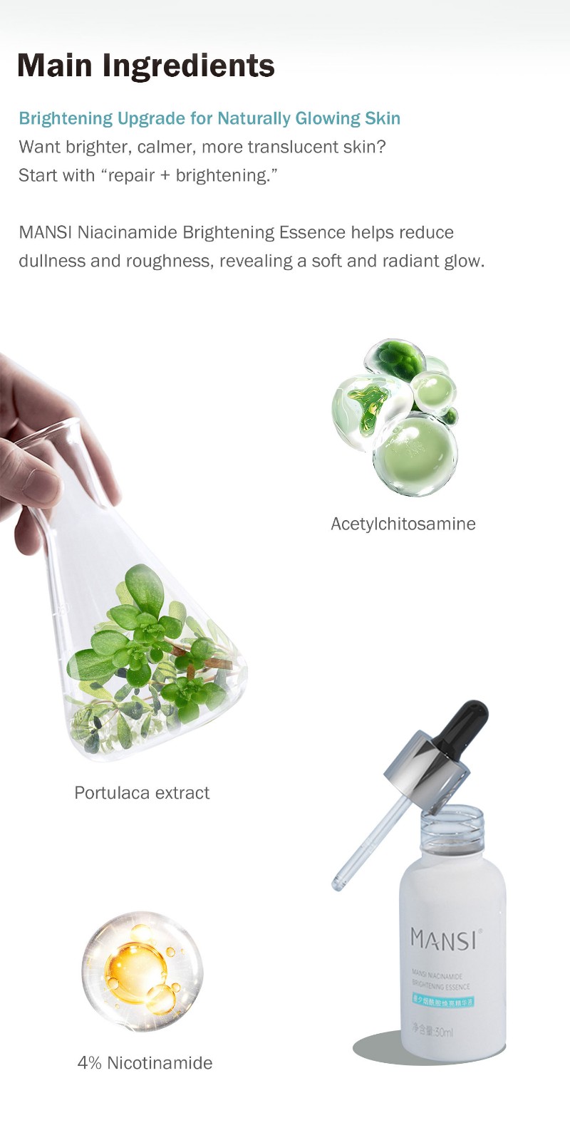 MANSI Niacinamide Brightening Essence