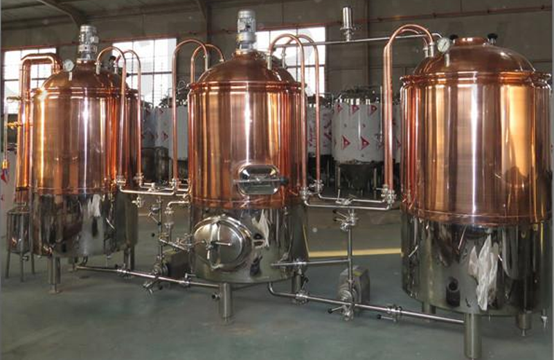 Equipamento de cerveja de cobre
