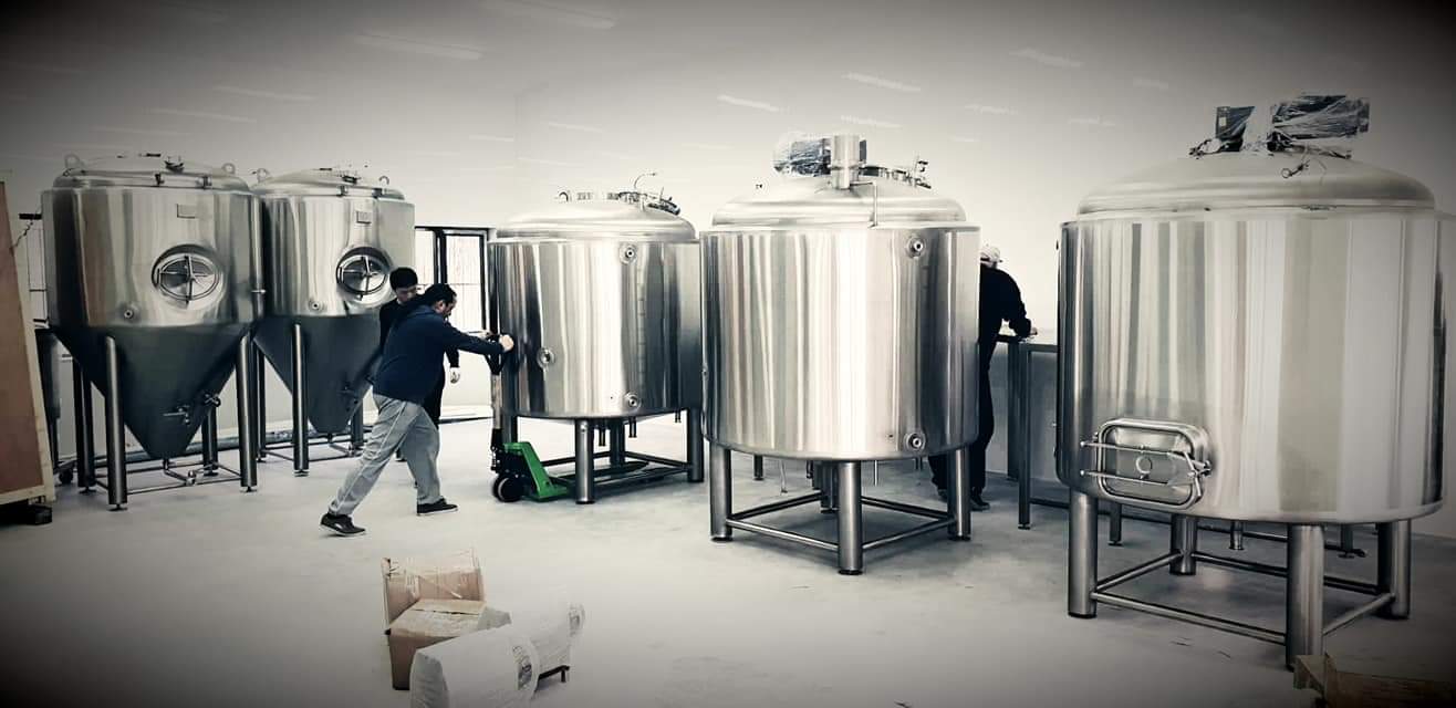 Projeto de modelo de equipamento de cerveja Bulgária 1500L