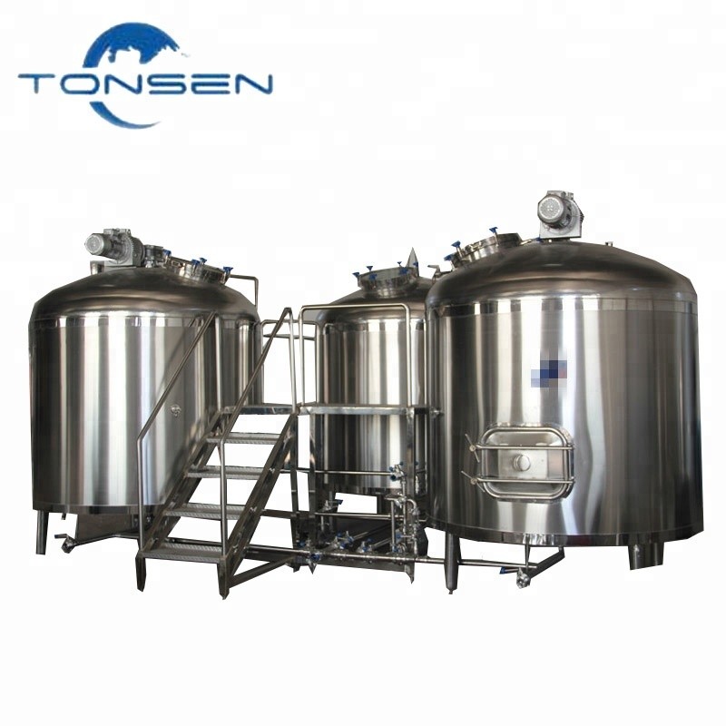 2000L Three Vessel Micro Brewery Equipment