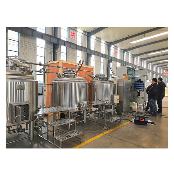 Diesel Fuel Heating Beer Brewing Equipment with Conical Fermenter, Beer Distillation