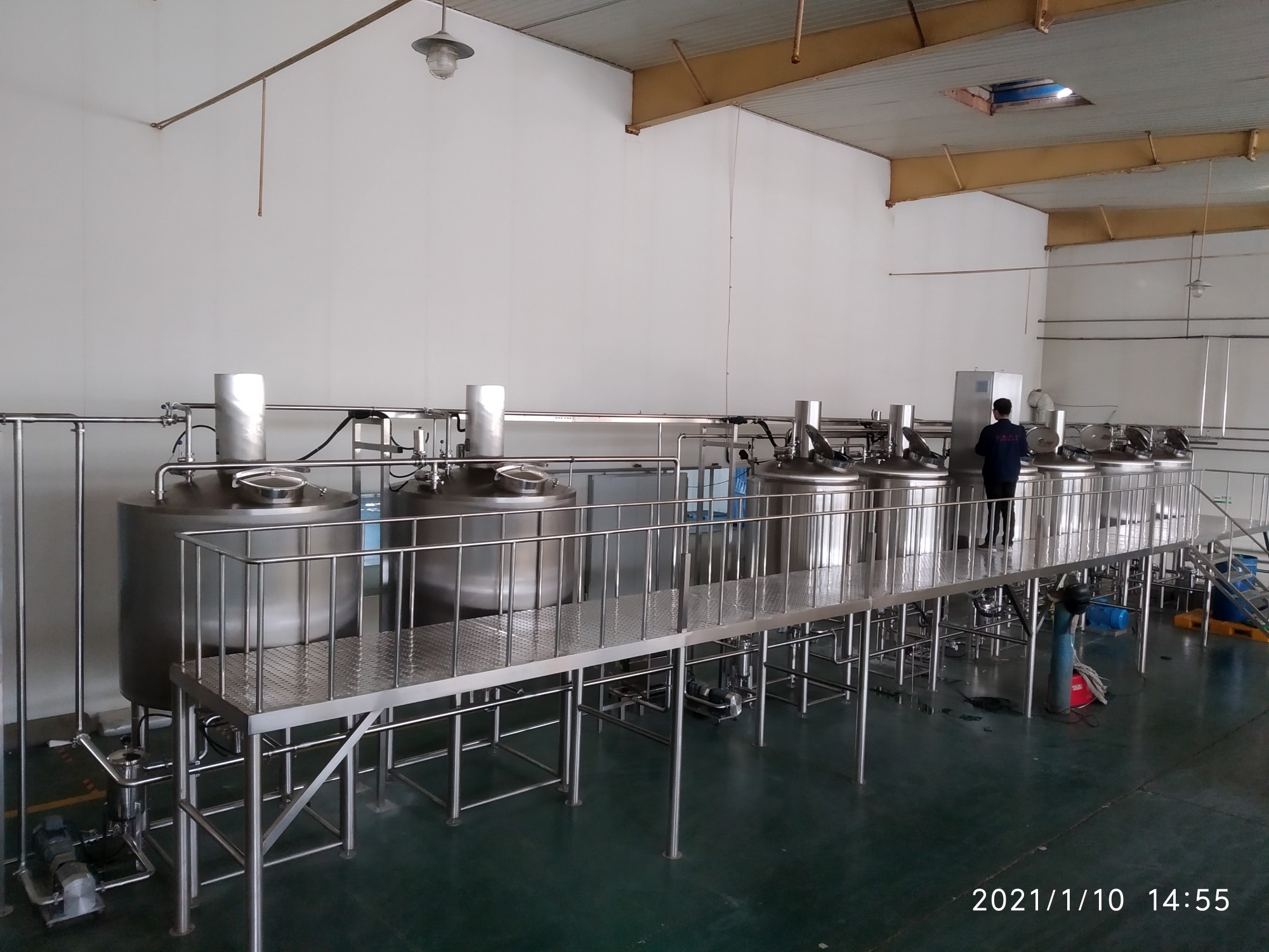 Il nostro staff e l'operatore della Parte A testeranno la macchina