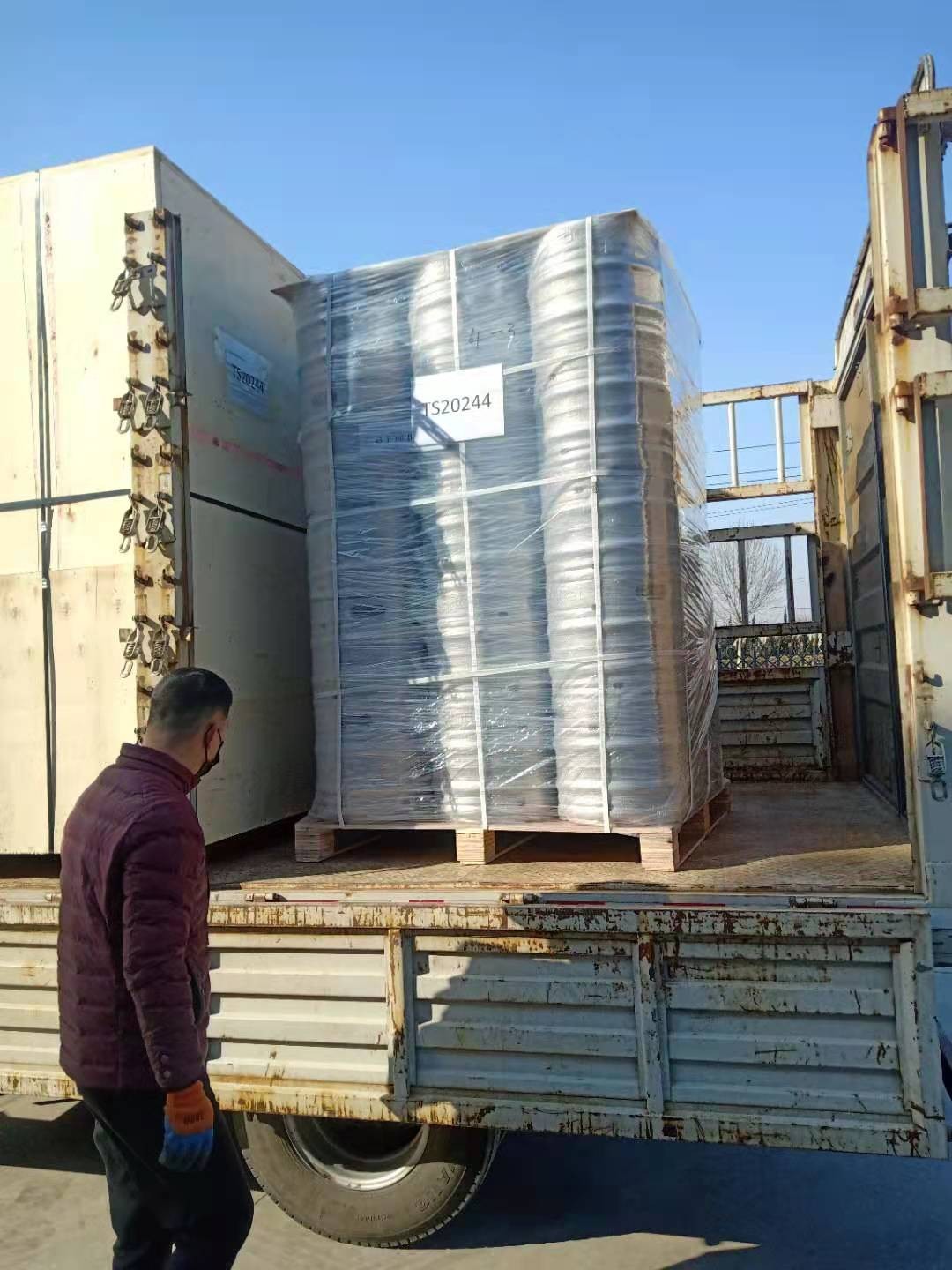 Cuve de fermentation chargée