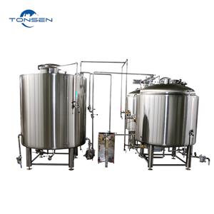 Turnkey Beer Brewing Factory Equipment for Craft Brew Beer Brewery Plant