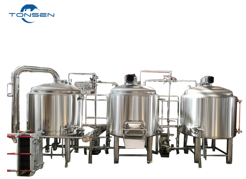 7BBL direct fire heating brewhouse