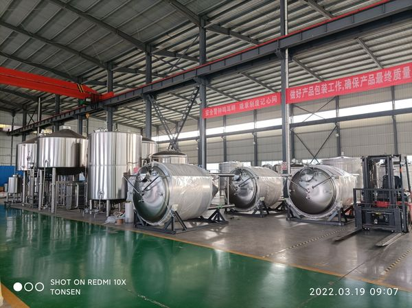 Large beer equipment