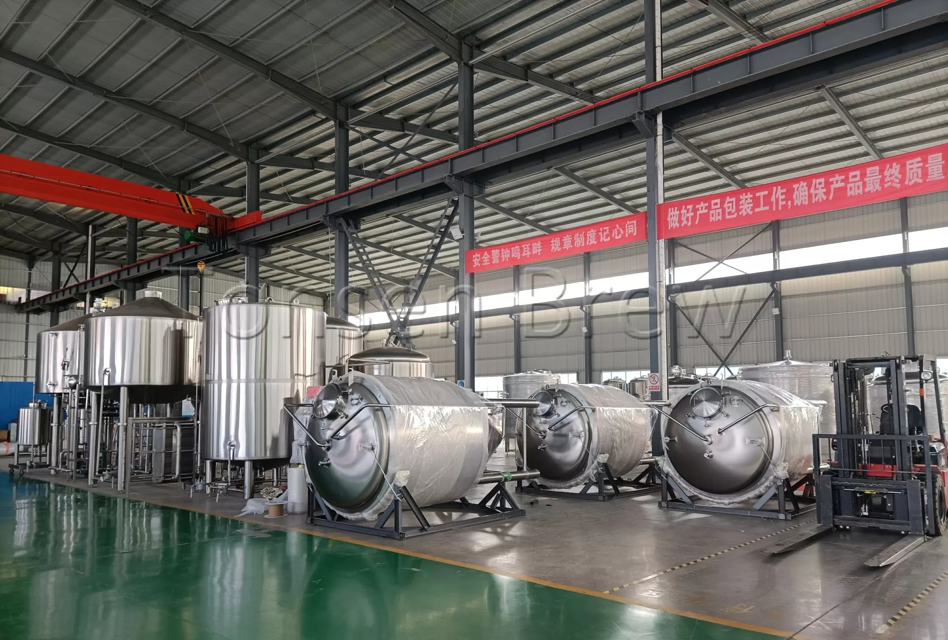 Напряженный день доставки. Удачного сотрудничества с Тонсен
 Оборудование
. Планируете открыть или расширить пивоварню?