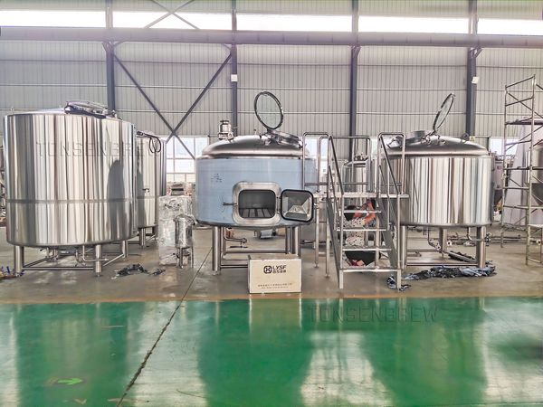 Комплектное пивоваренное оборудование Тонсен
-2000L готово к отправке в США!