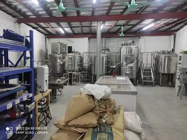 A cervejaria artesanal de 500l do nosso cliente finalizou a instalação...