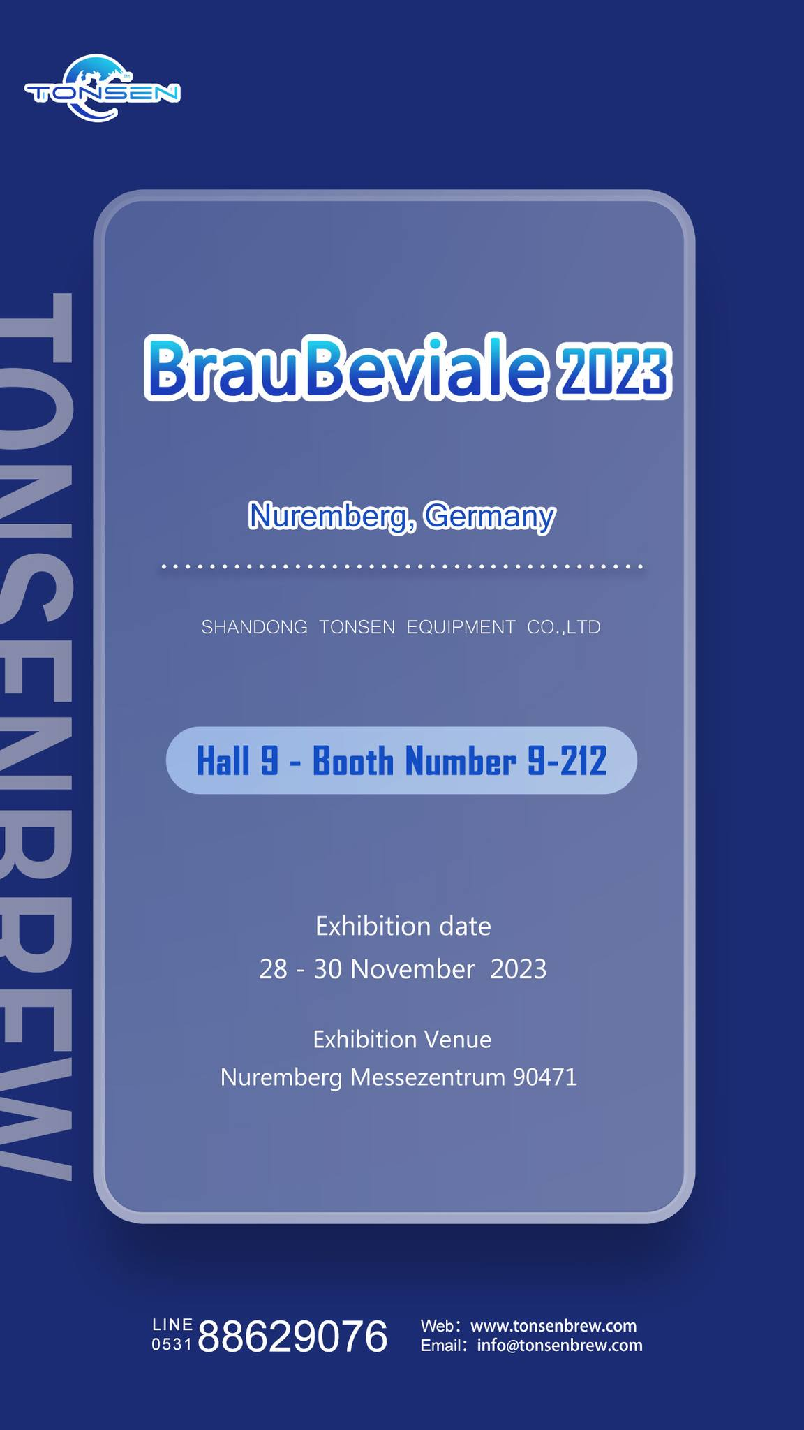 Tonsen će biti u dvorani 9, štand 212 i raduje se što ćemo vas vidjeti.