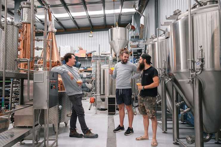 Progetto di custodia per attrezzature per la produzione di birra artigianale in Australia da 1000 litri