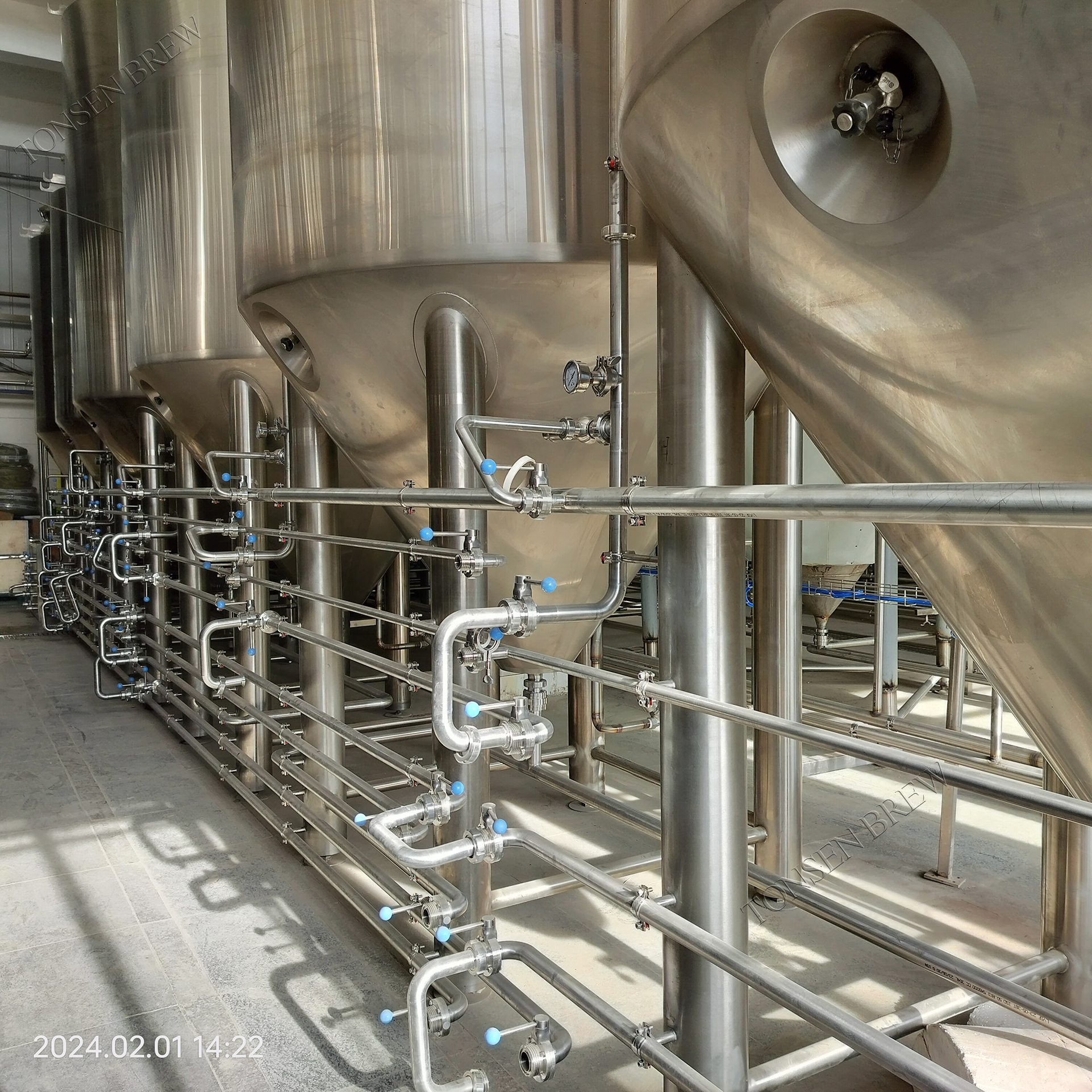 2500L complete brewery equipment