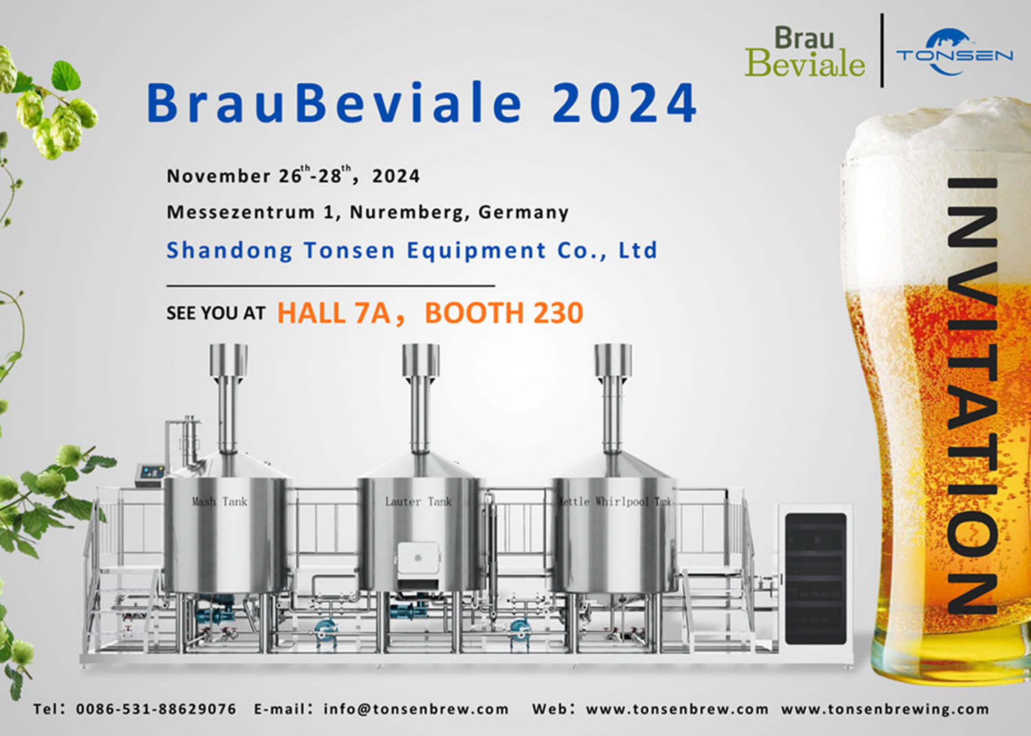 Tonsen at BrauBeviale 2024