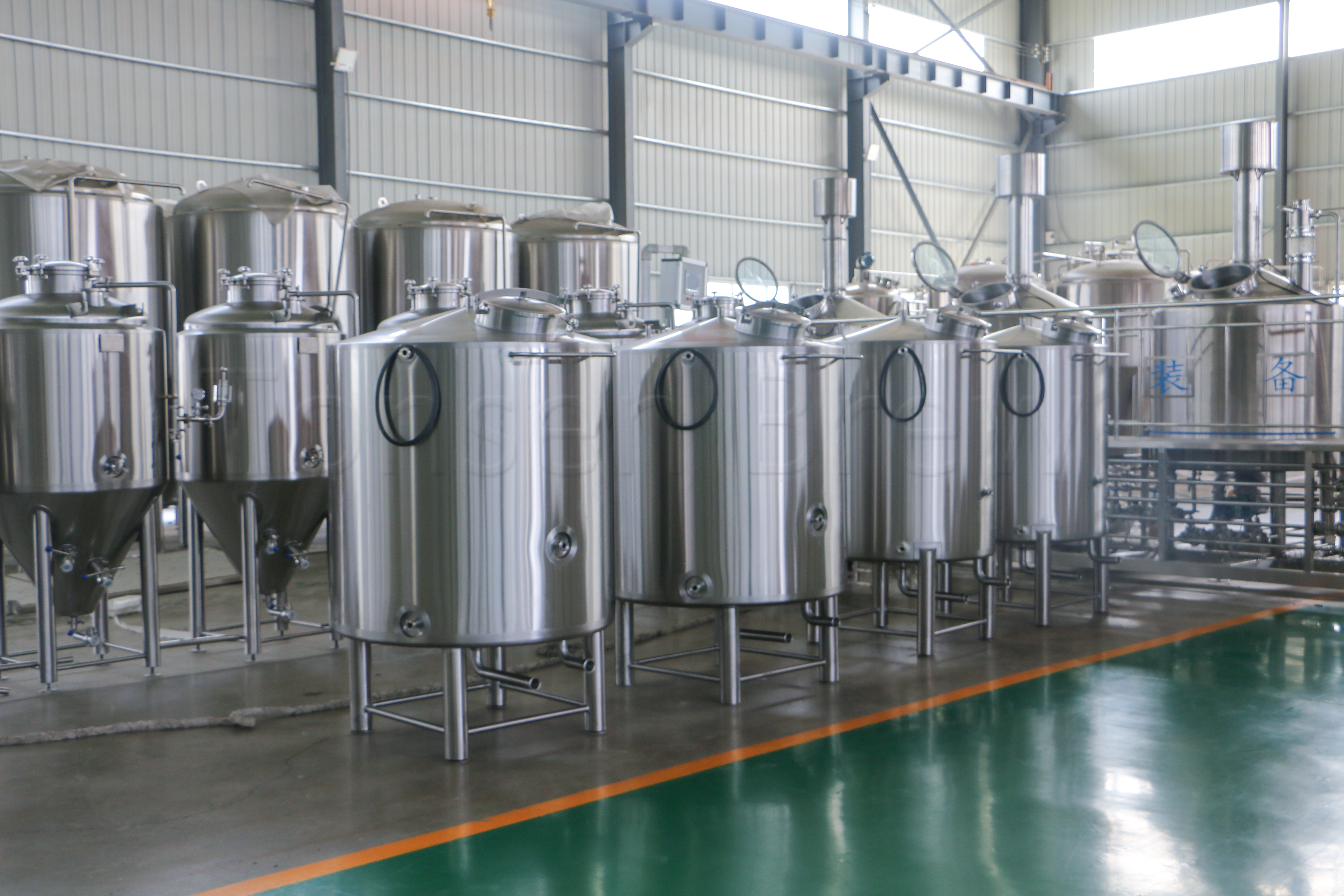 stainless steel brewing equipment