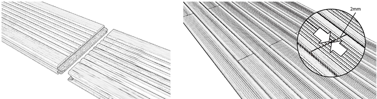 Strand woven bamboo flooring