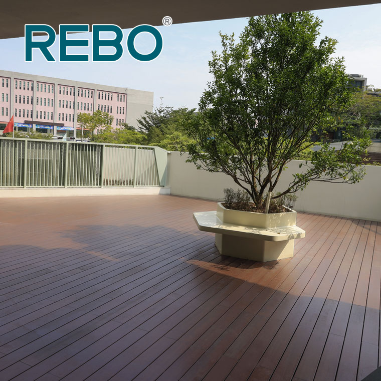 Ecological and Durable Outdoor Bamboo Decking Flooring