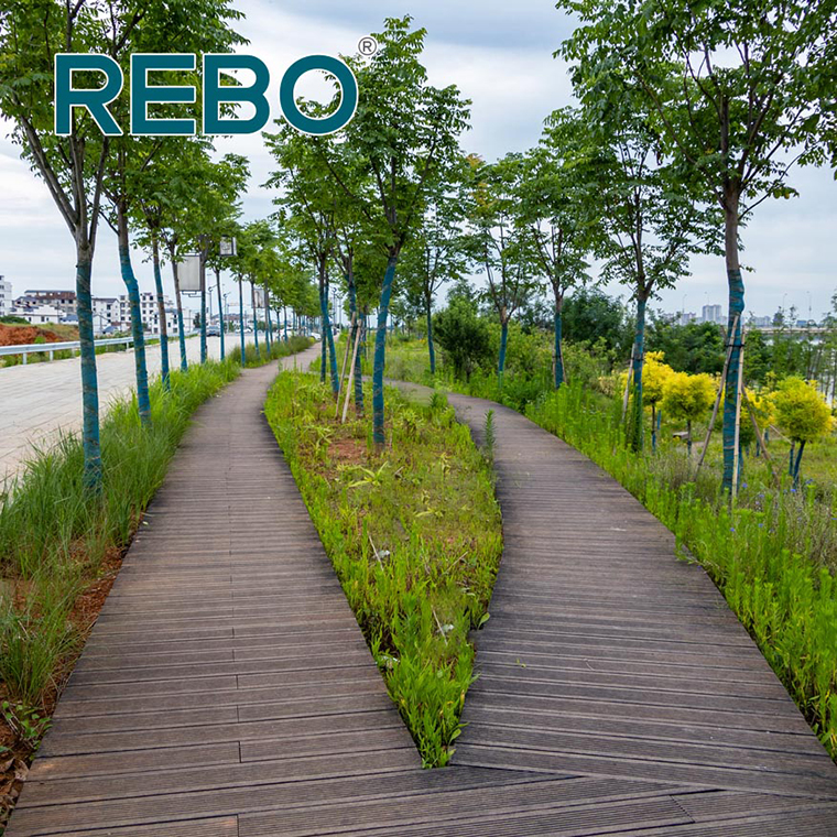 Why does the color of outdoor bamboo decking fade?