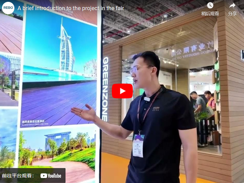 A brief introduction to the project in the fair