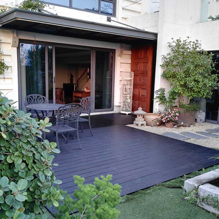 Bamboo Patio Decking