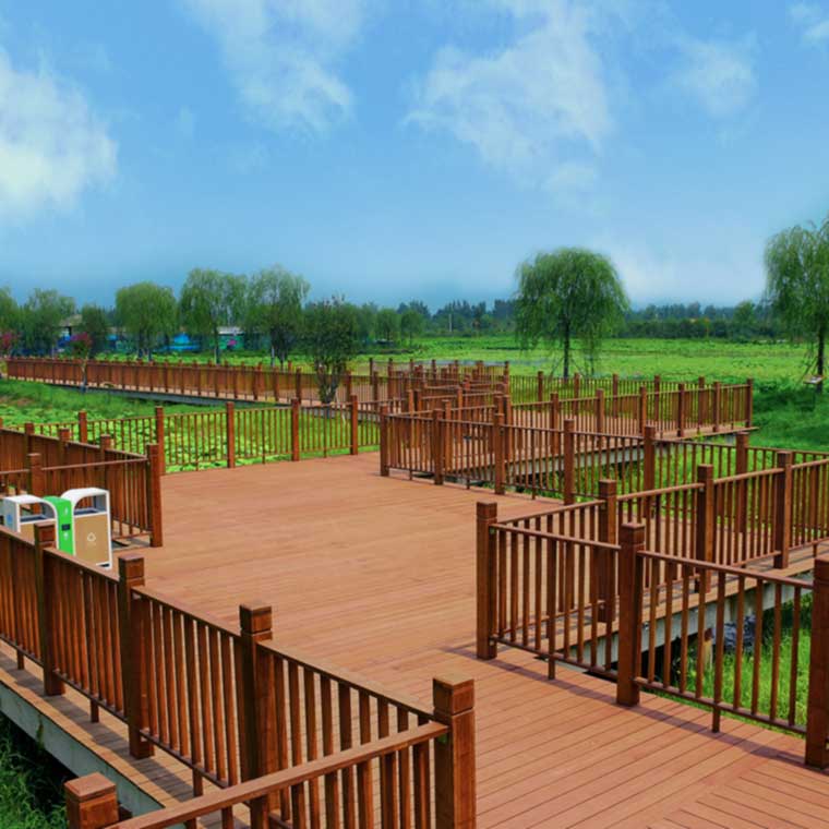 Strong Outdoor Carbonized Natural Bamboo Decking Flooring