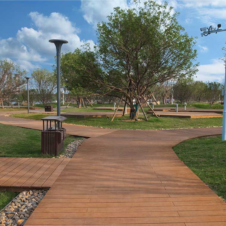 Eco Friendly Natural Outdoor Bamboo Wood Decking Flooring