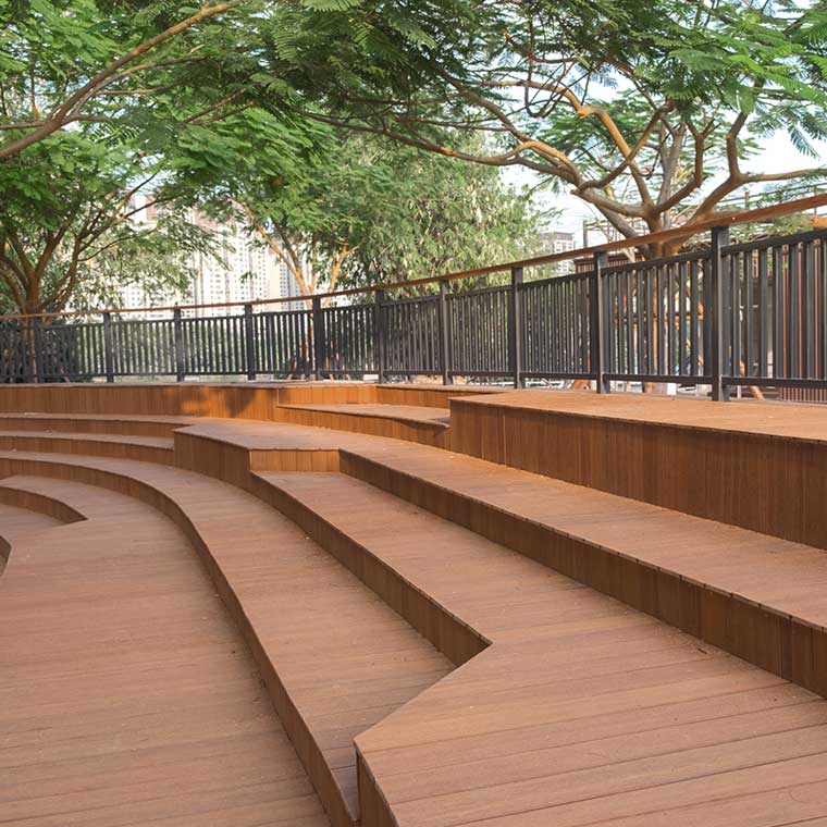 Eco Friendly Natural Outdoor Bamboo Wood Decking Flooring