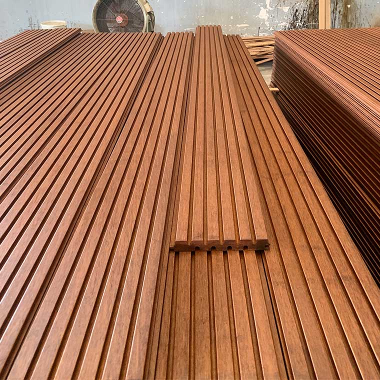 bamboo fluted wall panels