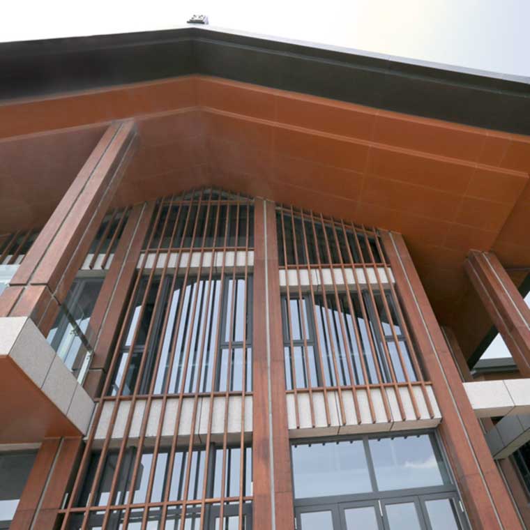 High Strength Environmentally Friendly Outdoor Bamboo Wall Cladding Panel