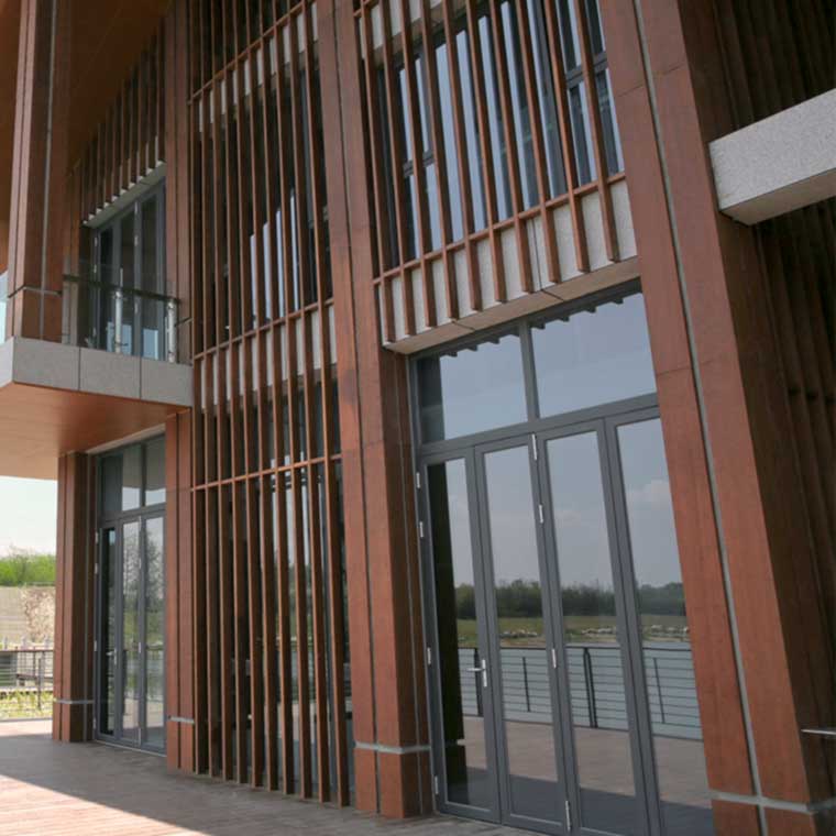 High Strength Environmentally Friendly Outdoor Bamboo Wall Cladding Panel