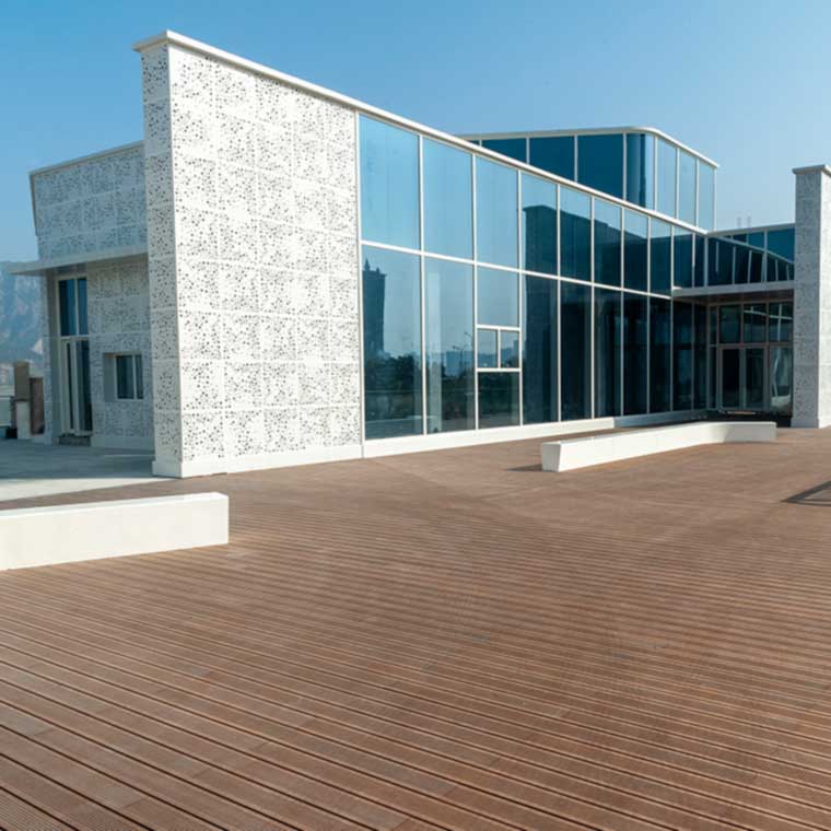 Factory Direct Wholesale Outdoor Natural Heavy Bamboo Decking Flooring