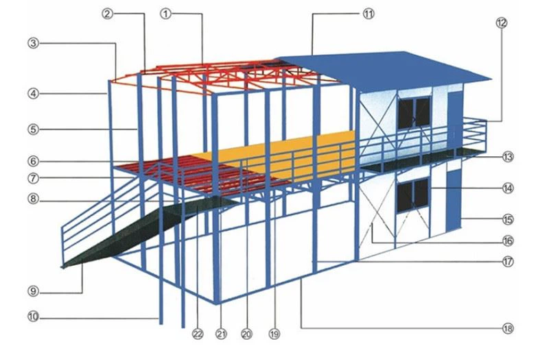 K type prefab house