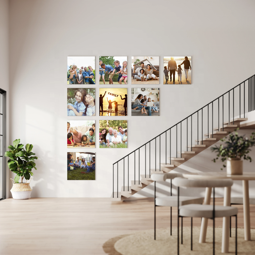 Frameless frames for pictures