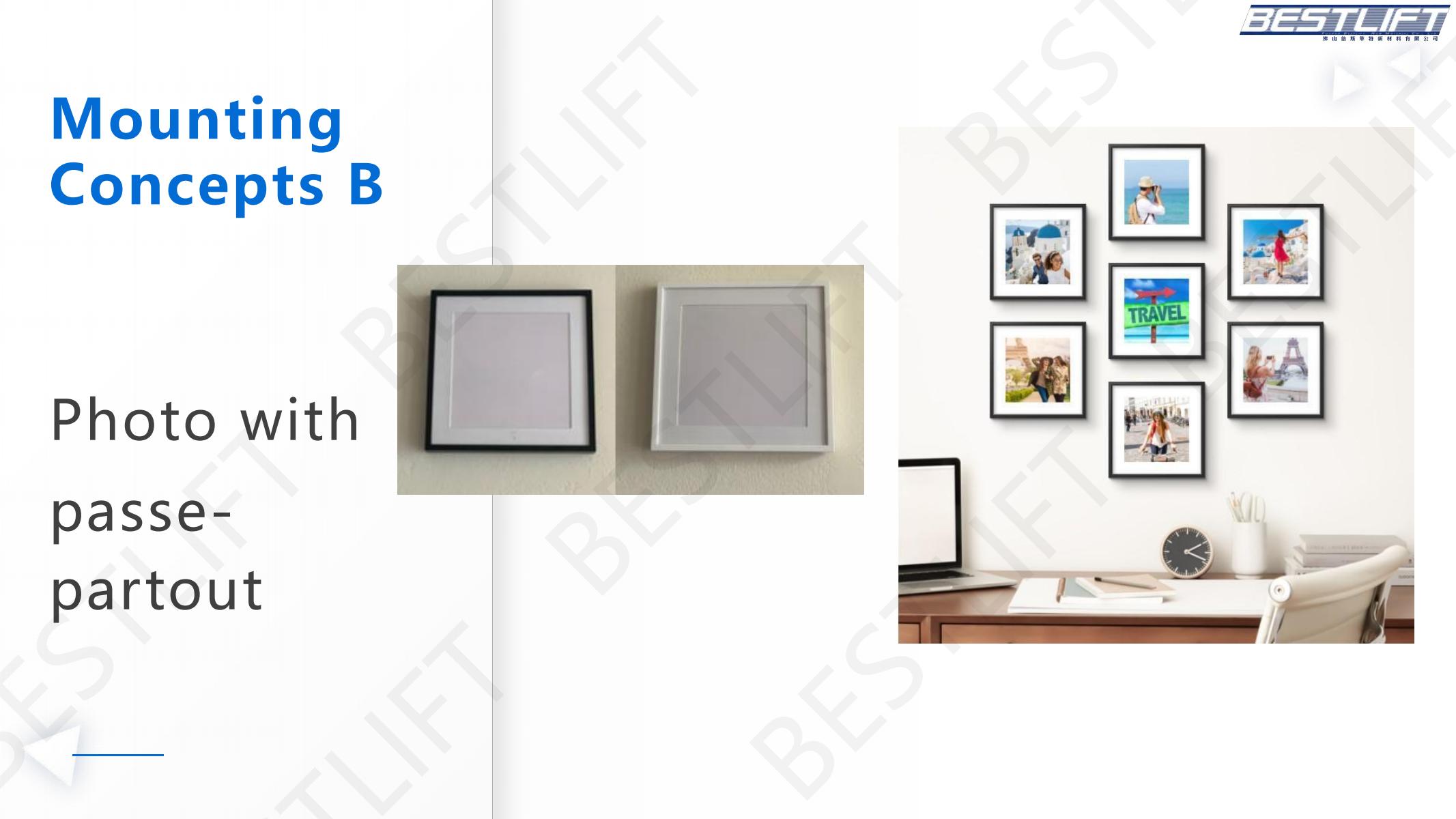 Elegant picture frame wall decor