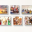 120pcs Easy-to-Use Inch Picture Tiles Stickable Without Passe-partout