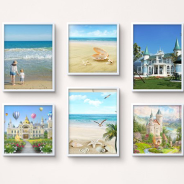 50pcs Best White Photo Frames Without Mat to Elevate Your Gallery Wall