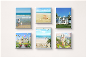 50pcs Best White Photo Frames Without Mat to Elevate Your Gallery Wall