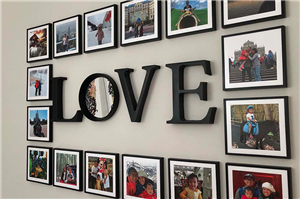 50pcs Stylish Black Picture Frames Without Mat