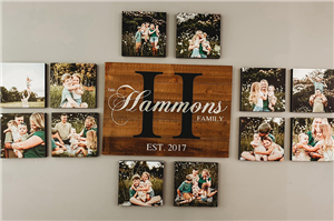 Lätta kantlösa tavelplattor för väggdekor