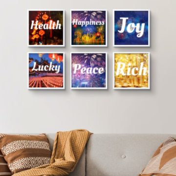 Small Frames for Office Walls and Desk Décor