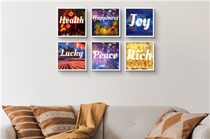 Small Frames for Office Walls and Desk Décor