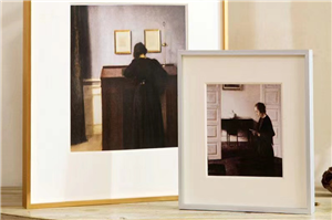 Gold and Silver Advertising Photo Frame without LED