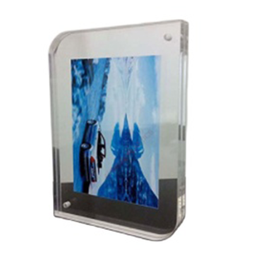Elegant Crystal Photo Block Stunning Glass Picture Display