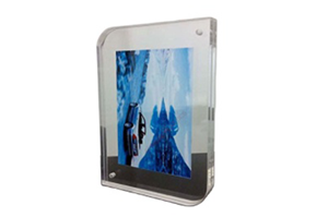 Elegant Crystal Photo Block Stunning Glass Picture Display