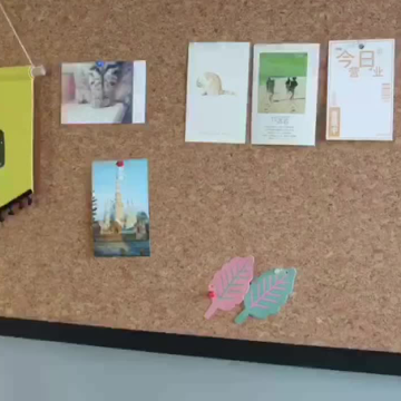 Decorative Framed Cork Bulletin Board Stylish and Functional Cork Pin Board