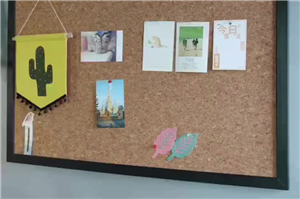 Decorative Framed Cork Bulletin Board Stylish and Functional Cork Pin Board