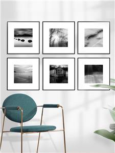 120pcs Elegant Dark Brown Wooden Picture Frames Without Mat