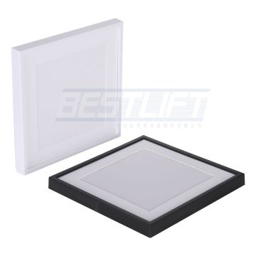 100pcs Pack 20x20cm Reusable Adhesive Frame Multi-Photo Wall Display with Plexiglass and Passe-partout