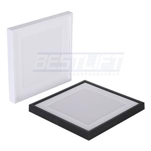 100pcs Pack 20x20cm Reusable Adhesive Frame Multi-Photo Wall Display with Plexiglass and Passe-partout